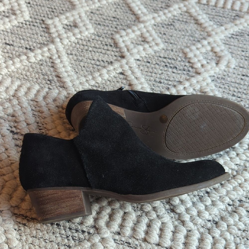 Jessica Simpson Black Ankle Booties Size 7.5
